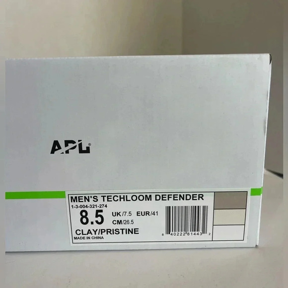APL Techloom Defender High Top
Sneaker Clay Pristine Color Men Size 8.5 New - Picture 9 of 11